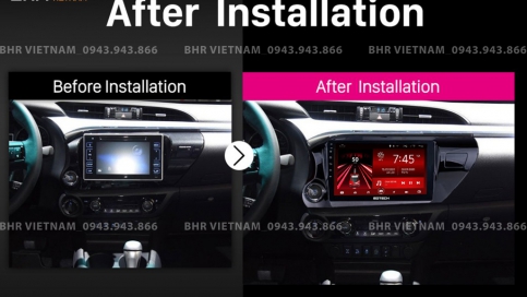 Màn hình DVD Android xe Toyota Hilux 2016 - nay | Gotech GT8 Max